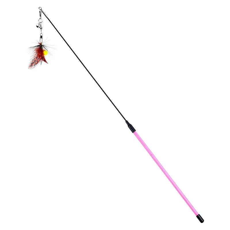 Feather Bug Cat Wand Toy